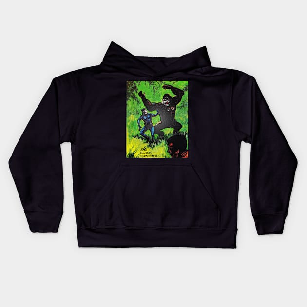 The Black Panther - Shroud over the Forest (Unique Art) Kids Hoodie by The Black Panther